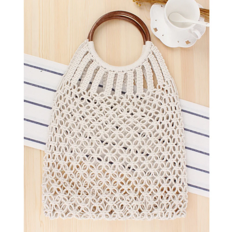 Handtasche mit geflochtenem Design und Innentasche Skanto
