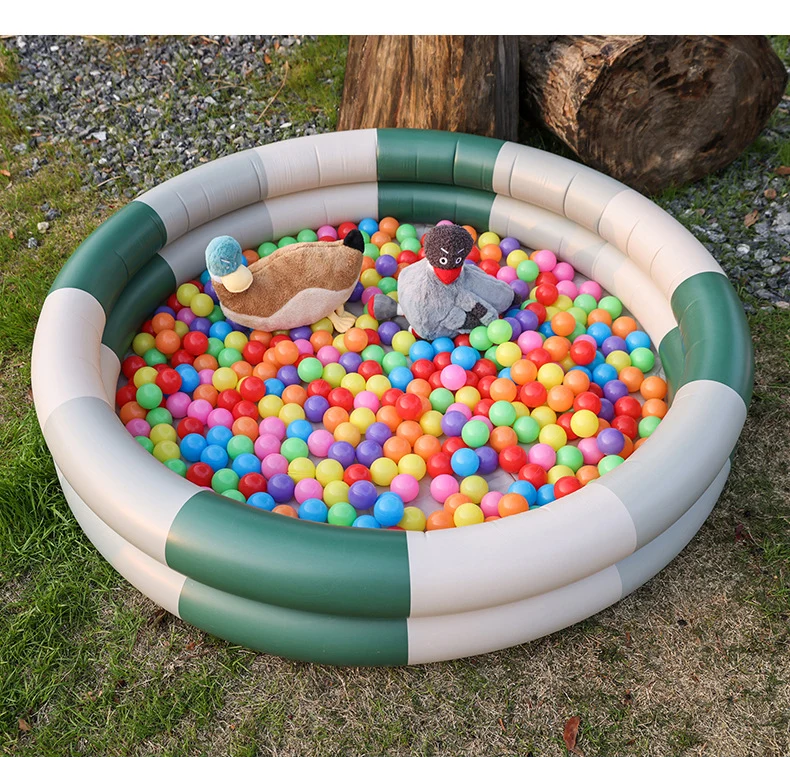 Aufblasbarer Kinderpool mit maritimem Design Skanto