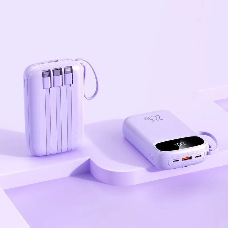 Multifunktions-Powerbank mit integriertem LCD-Bildschirm von Skanto