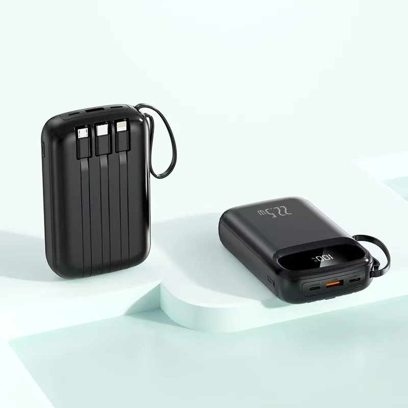 Multifunktions-Powerbank mit integriertem LCD-Bildschirm von Skanto