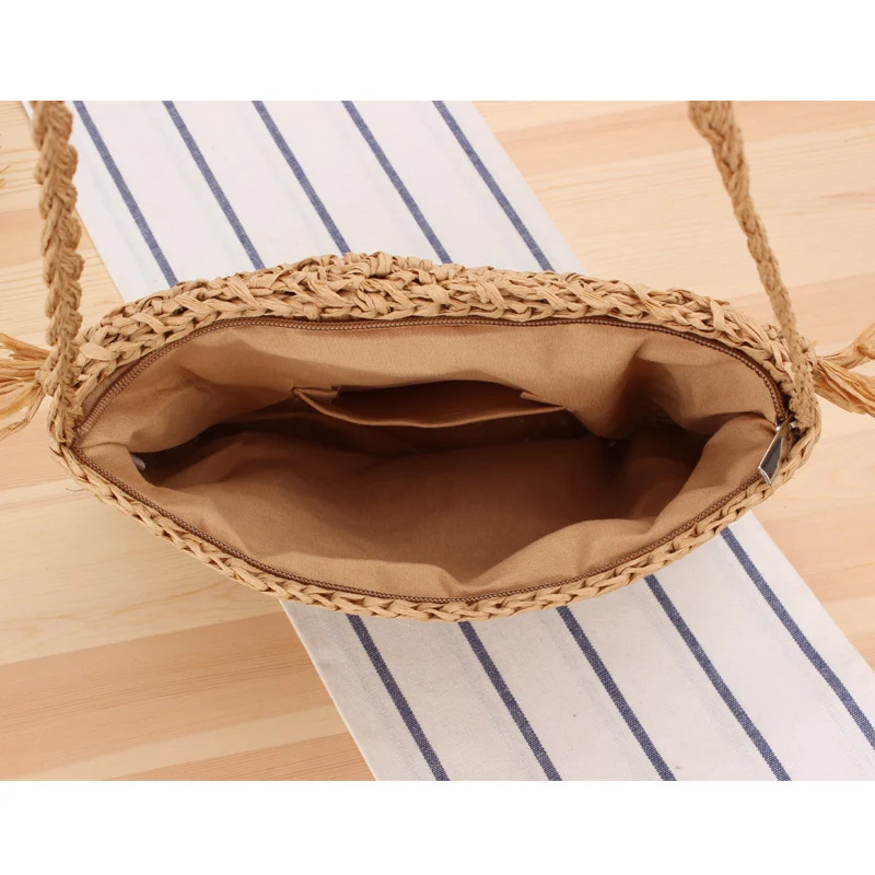 Handgefertigter Raffia-Korb Skanto
