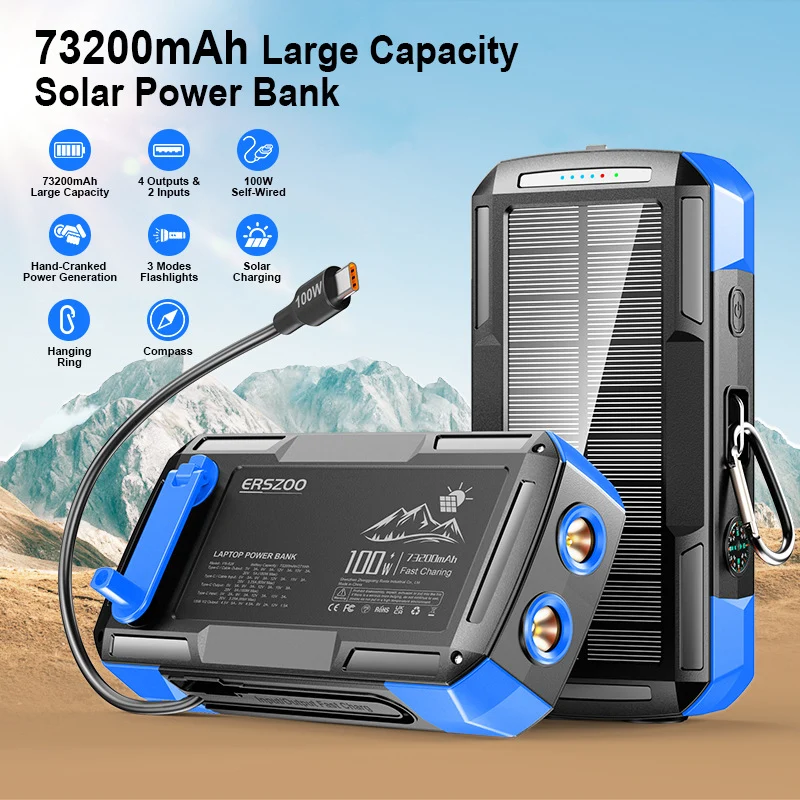 Tragbare Solar Powerbank von Skanto