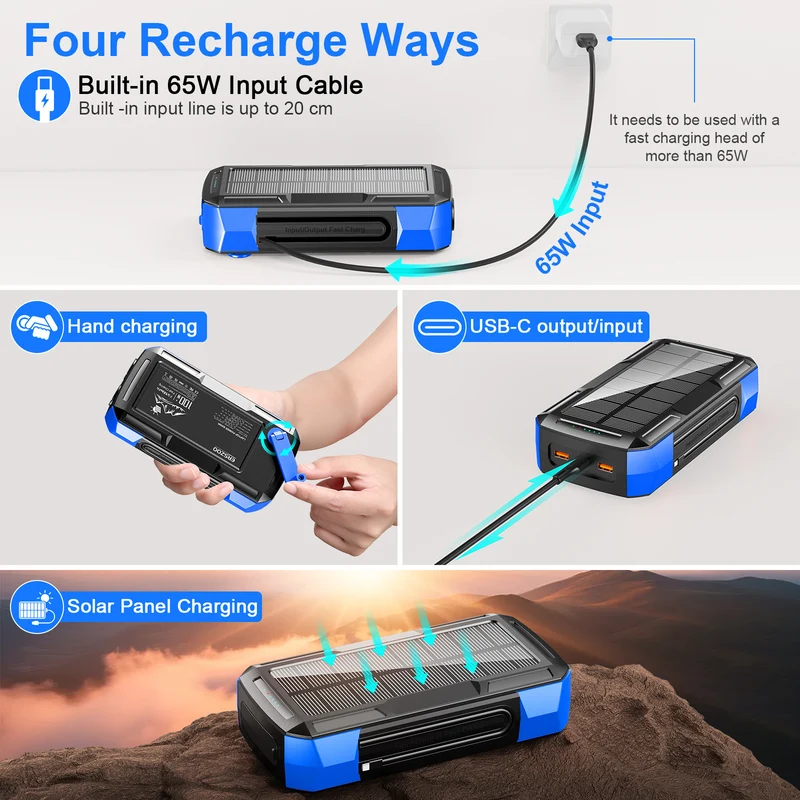 Tragbare Solar Powerbank von Skanto