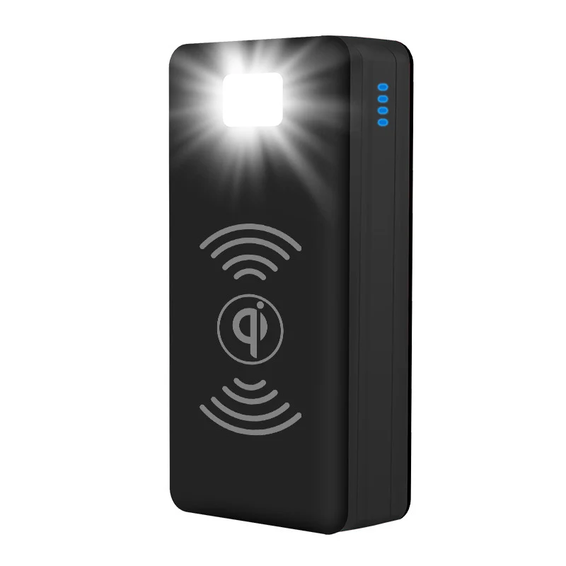 Solar-Powerbank mit kabelloser Ladefunktion von Skanto