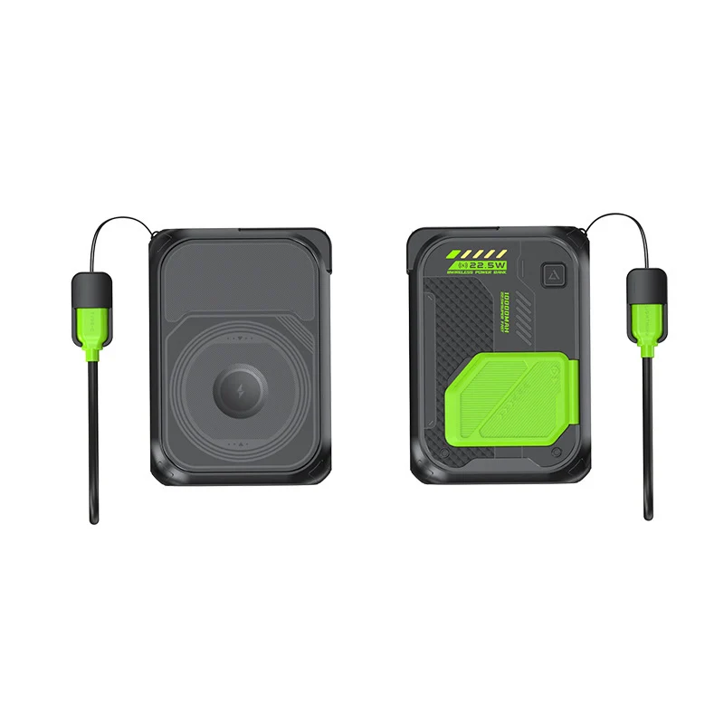 Tragbare Powerbank mit kabelloser Ladefunktion Skanto