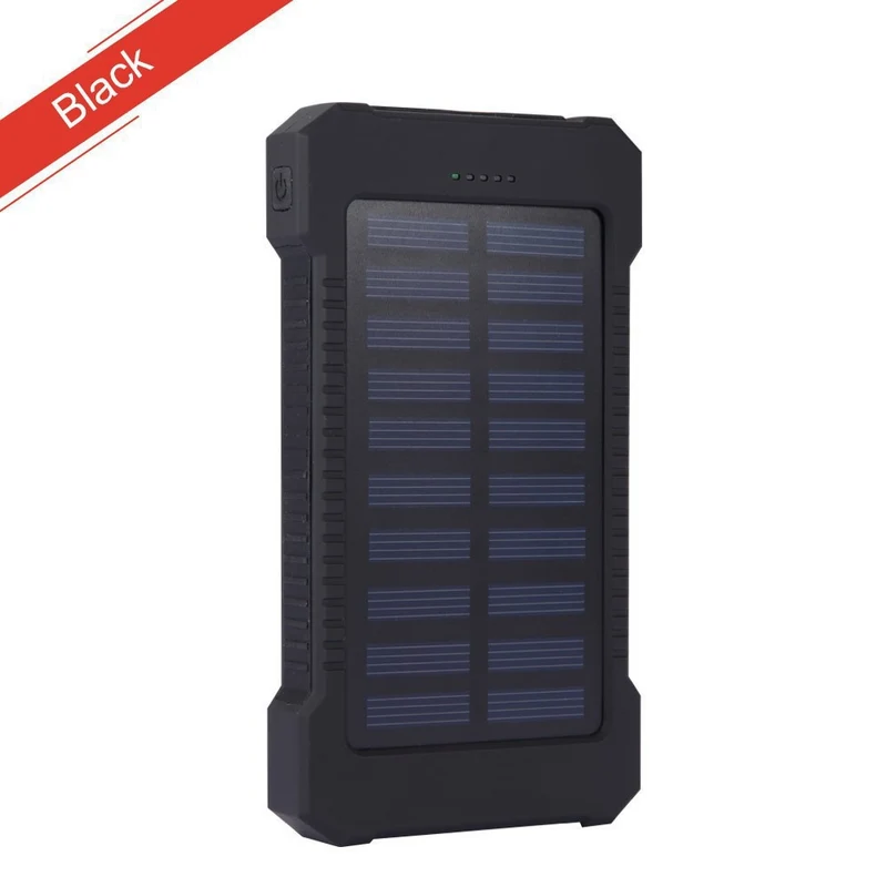Solarbetriebene Powerbank mit dualem USB-Anschluss Skanto