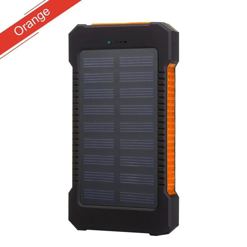 Solarbetriebene Powerbank mit dualem USB-Anschluss Skanto