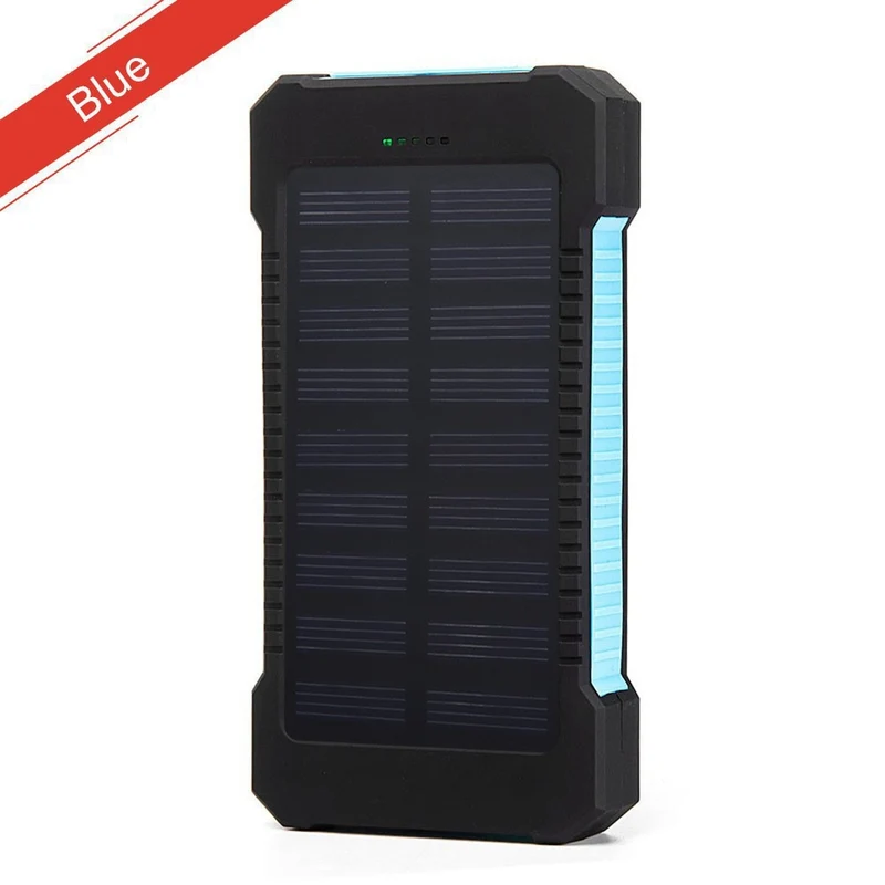 Solarbetriebene Powerbank mit dualem USB-Anschluss Skanto
