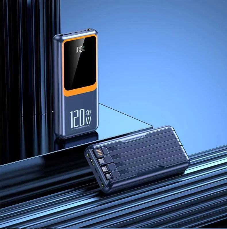Hochleistungs-Powerbank mit Display und Schnellladefunktion Skanto
