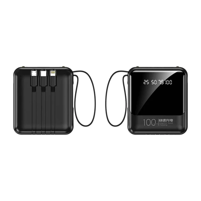 Powerbank mit multifunktionalem Ladekabel Skanto
