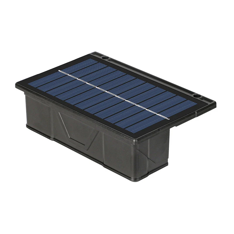 Outdoor Solar RGB Dual-Beam Wandleuchte mit integriertem Solarpanel und wetterfester Montagebasis Skanto