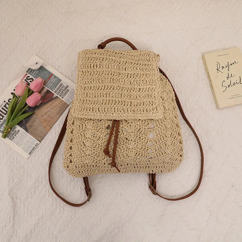 Rucksacktasche aus handgefertigtem Naturmaterial Skanto