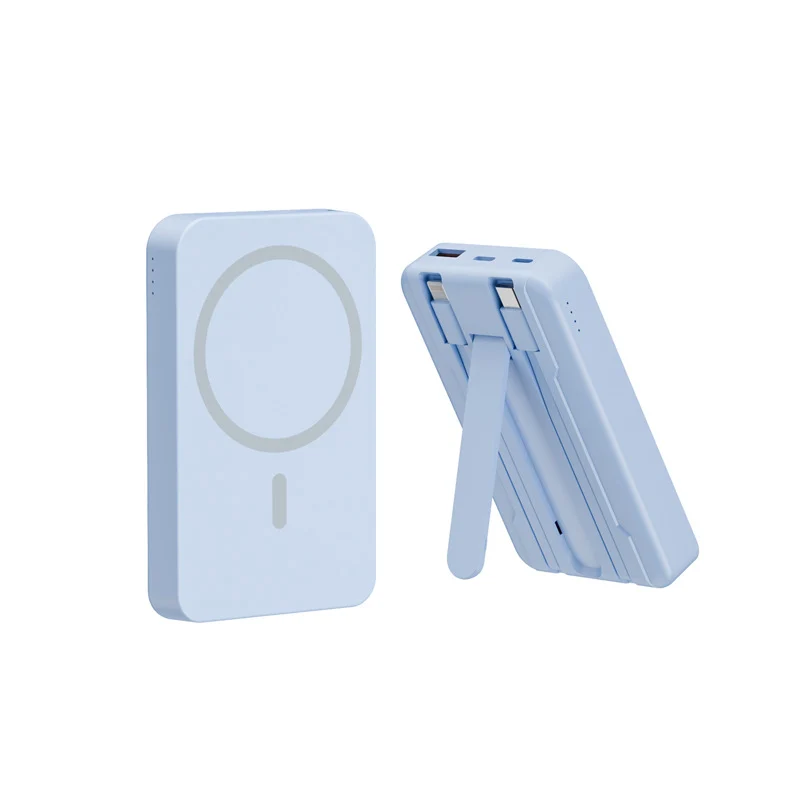 Tragbare Powerbank mit 15W kabellosem Laden von Skanto