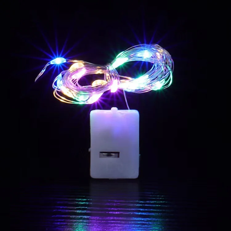 LED-Flaschenverschluss-Lichterkette mit wasserdichter Batteriekappe und flexiblem Kupferdraht Skanto