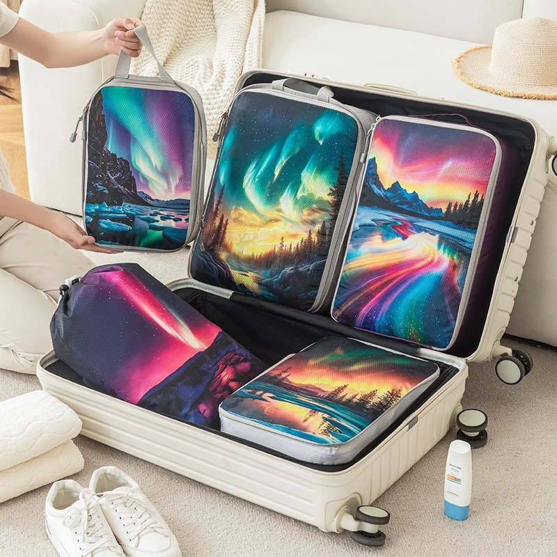 Set Reise-Organizer mit einzigartigen Naturmotiven Skanto