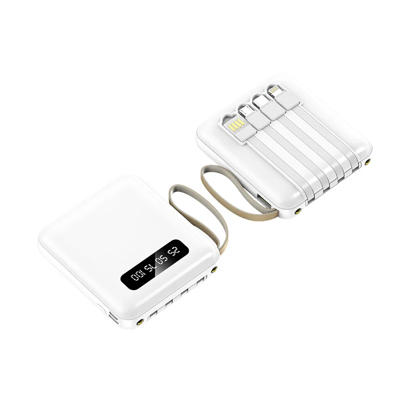 Kompakte Powerbank mit integriertem Kabelmanagement Skanto