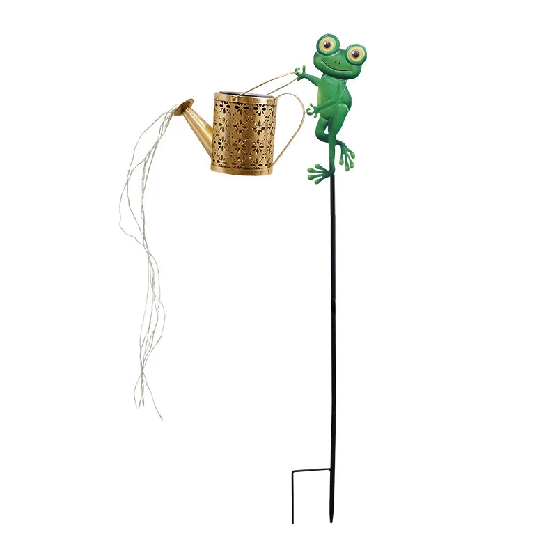 Dekorativer Kolibri-Solar-Gartenstecker mit Hängelampe Skanto