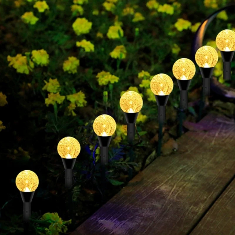 Halbmond Solar-Gartenstecker mit strukturiertem Acryl-Diffusor und warmweißer LED Skanto