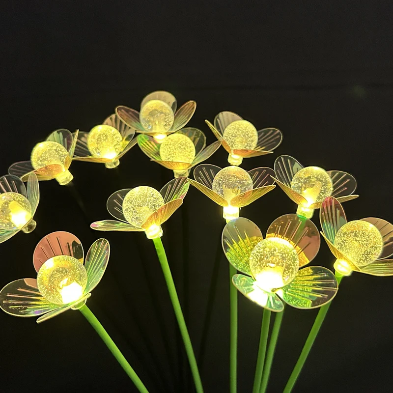 Skanto Dekorativer LED-Glasfaser-Blumenstrauß Skanto