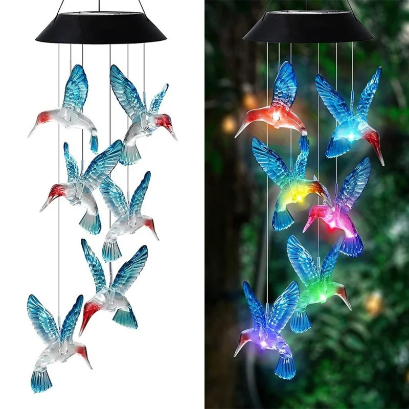 Dekoratives Flamingo Hängemobile Windspiel Gartendeko Skanto