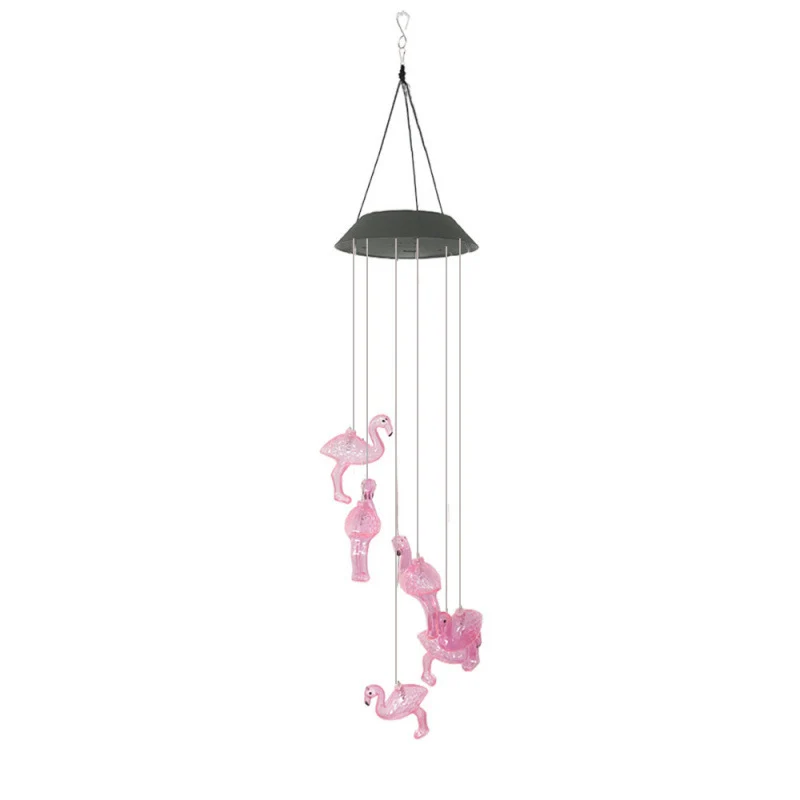 Dekoratives Flamingo Hängemobile Windspiel Gartendeko Skanto