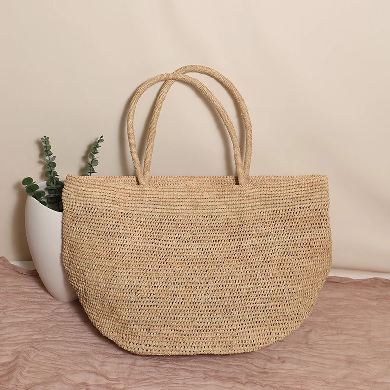 Handgemachte Strandtasche aus Naturmaterial Skanto