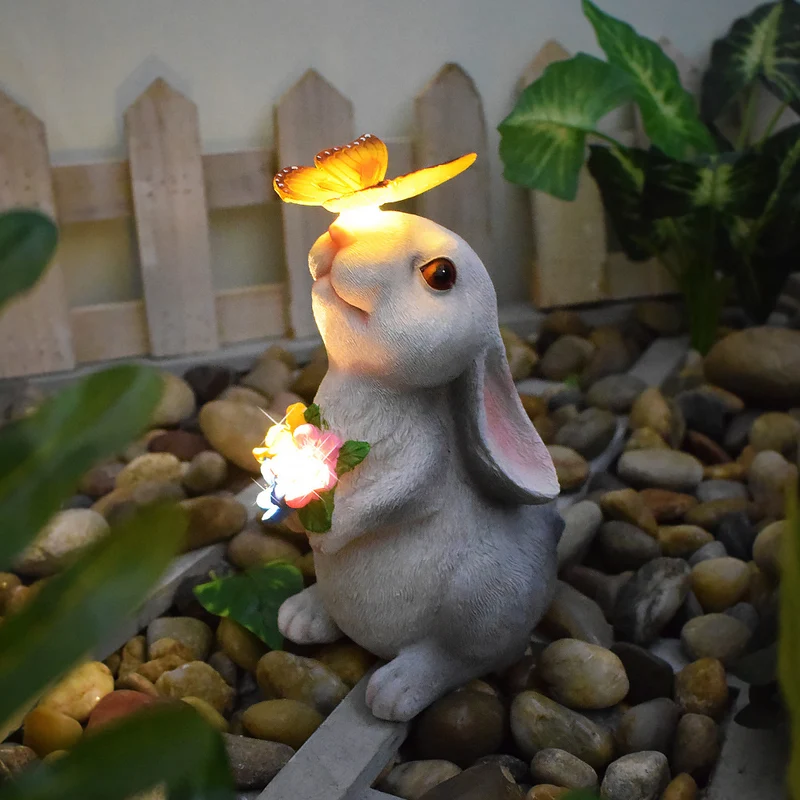 Solarbetriebene Sukkulenten-Schildkröten-Pflanzgefäß-Nachtlicht-Ornament Skanto