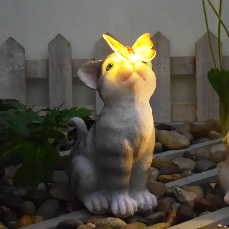 Solarbetriebene Sukkulenten-Schildkröten-Pflanzgefäß-Nachtlicht-Ornament Skanto