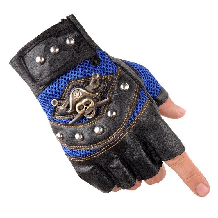Herren Biker-Handschuhe mit atmungsaktivem Mesh-Material und robustem Design Skanto