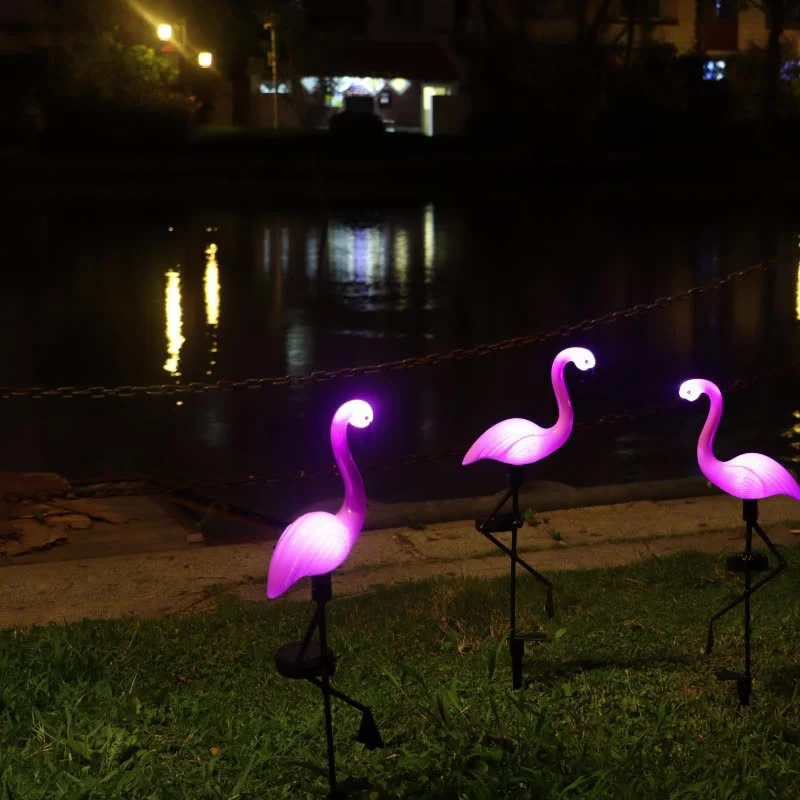 Gelenk-Flamingo-Gartenstecker LED-Akzentlicht mit verstellbarem Arm Skanto
