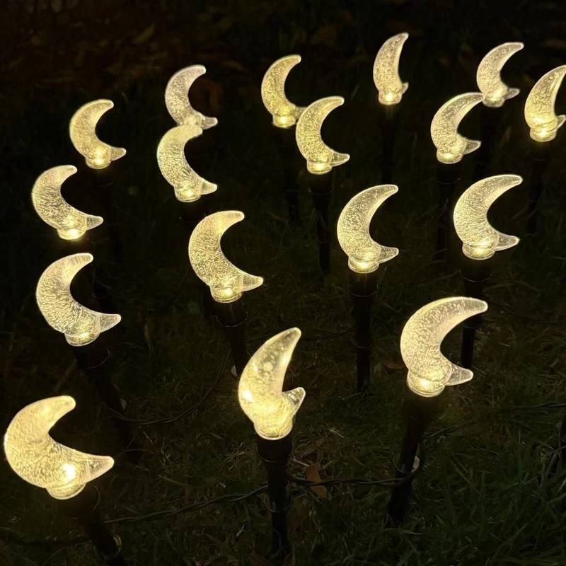 Halbmond Solar-Gartenstecker Lichter Skanto