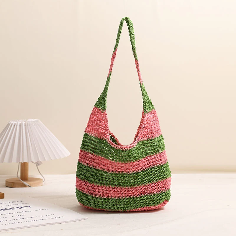 Leicht zu tragende Tasche im Streifendesign Skanto