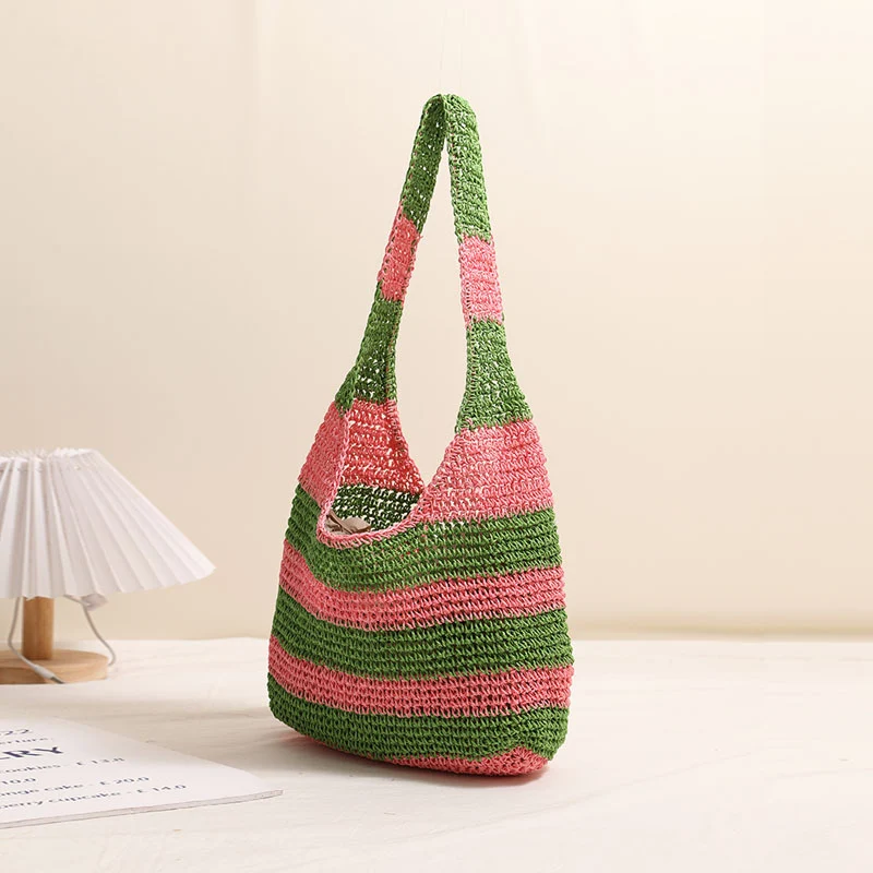 Leicht zu tragende Tasche im Streifendesign Skanto