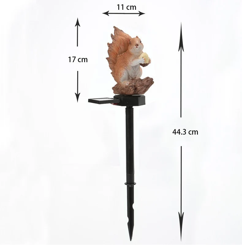 Realistischer Solar-Vogel-Gartenstecker mit Bewegungssensor und wetterfestem Design Skanto