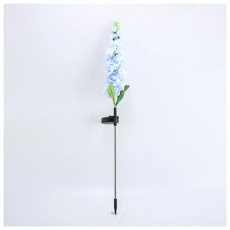 Hoher künstlicher Rittersporn-Blumenstecker mit verstellbarem Metallclip Skanto