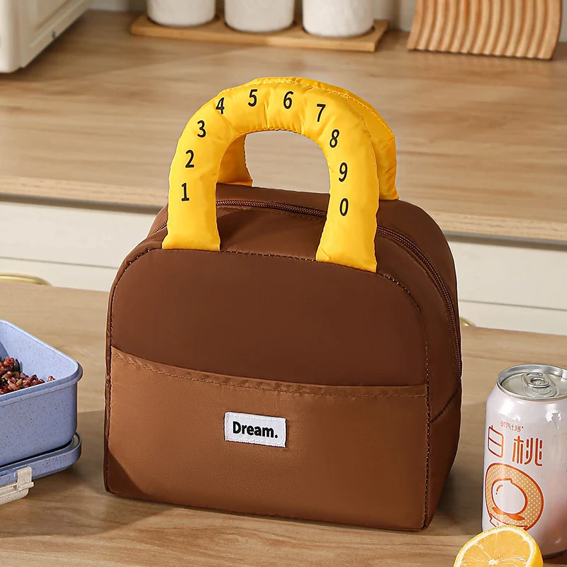 Isolierte Lunchtasche mit bunten Griffen Skanto