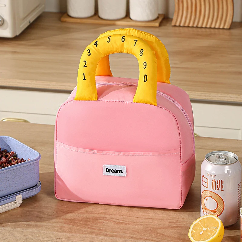 Isolierte Lunchtasche mit bunten Griffen Skanto