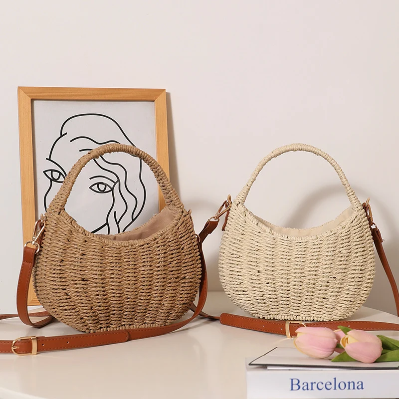 Hochwertige Handtasche aus Naturmaterial Skanto