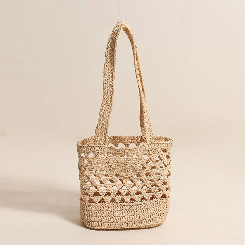 Handgefertigte Netztasche mit eleganten Trägern Skanto
