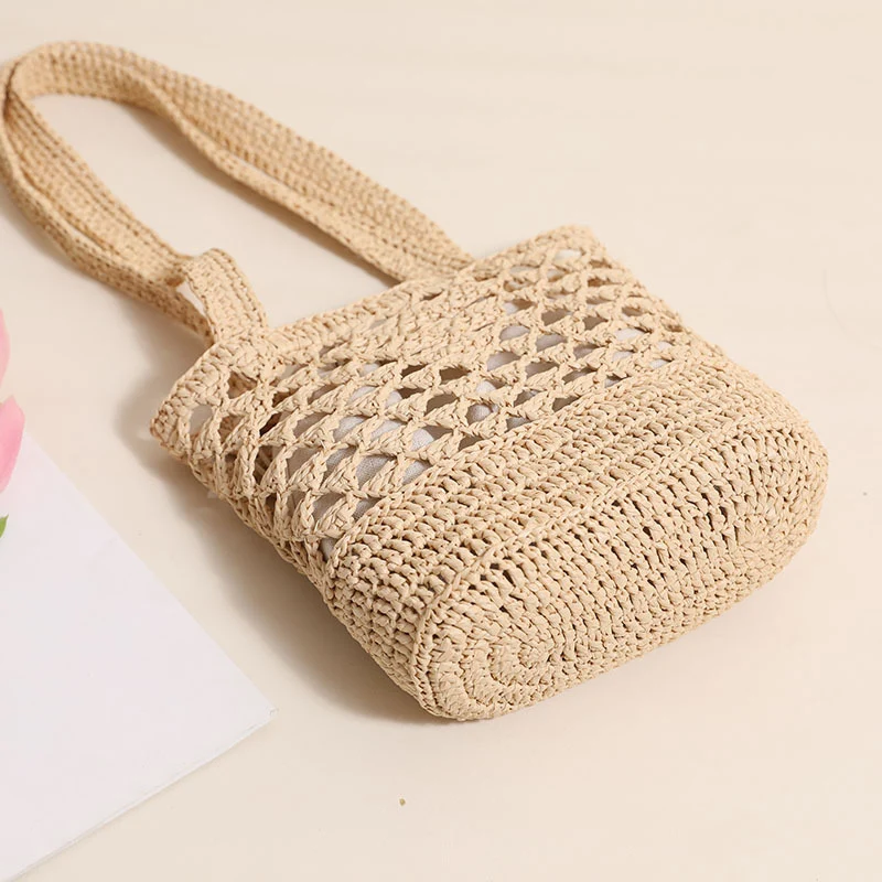 Handgefertigte Netztasche mit eleganten Trägern Skanto