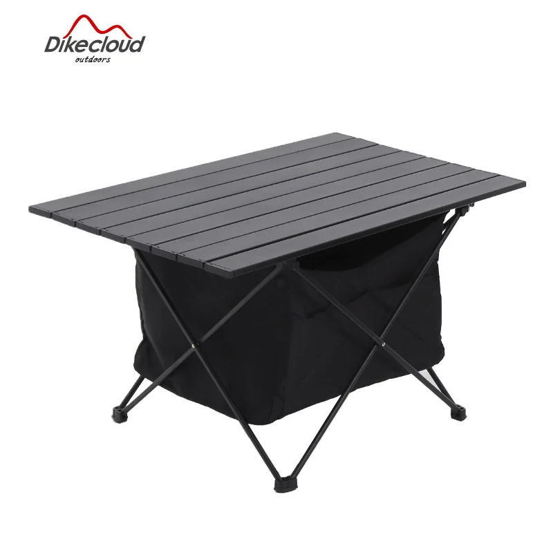 Klappbarer Campingtisch mit integriertem Stauraum Skanto