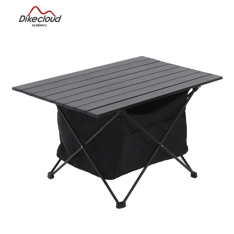 Klappbarer Campingtisch mit integriertem Stauraum Skanto