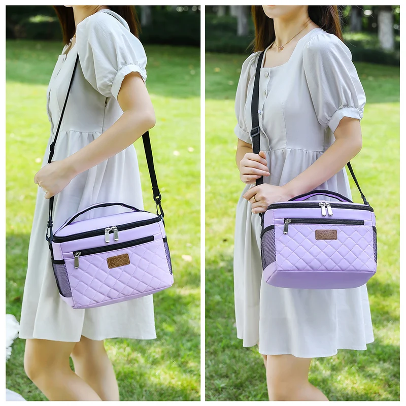 Isolierte Kühltasche für Damen mit mehreren Fächern Skanto