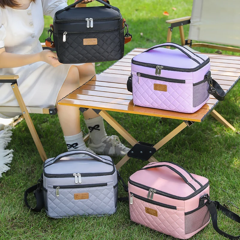 Isolierte Kühltasche für Damen mit mehreren Fächern Skanto