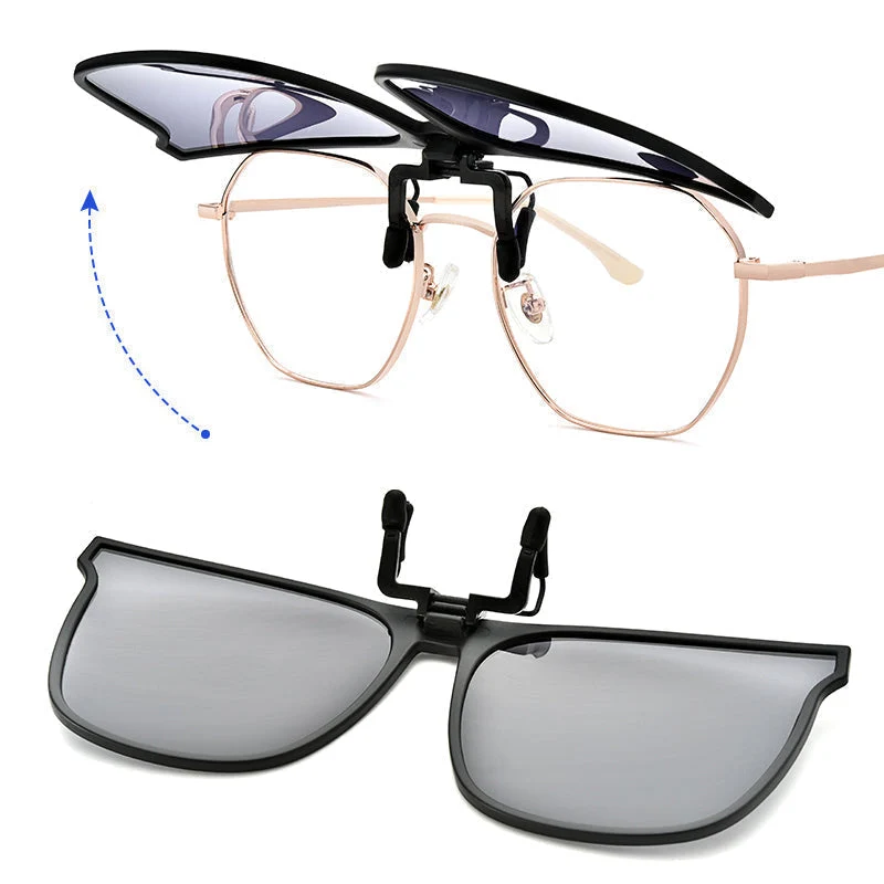 Skanto | Neue Polaroid Clip-On Flip-Up Sonnenbrille