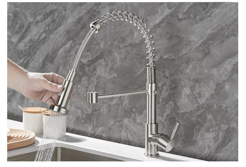 Armatur mit Doppelauslauf – Hochwertige Armatur für flexibles Spülen, einfache Installation, ideal für moderne Küchen, schwenkbar und langlebig | Skanto