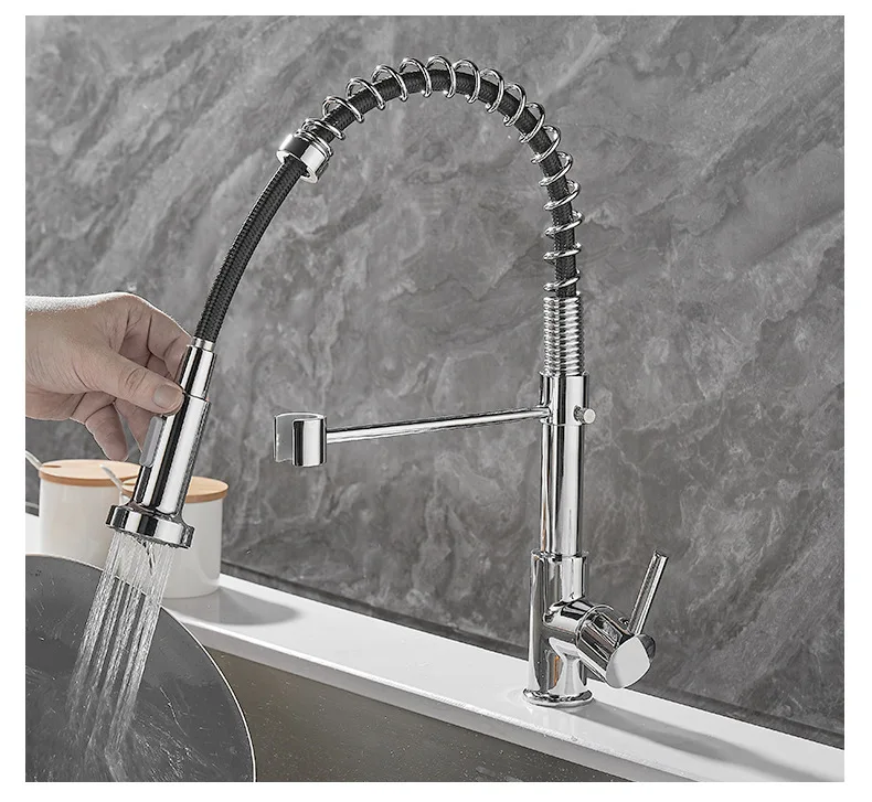 Armatur mit Doppelauslauf – Hochwertige Armatur für flexibles Spülen, einfache Installation, ideal für moderne Küchen, schwenkbar und langlebig | Skanto