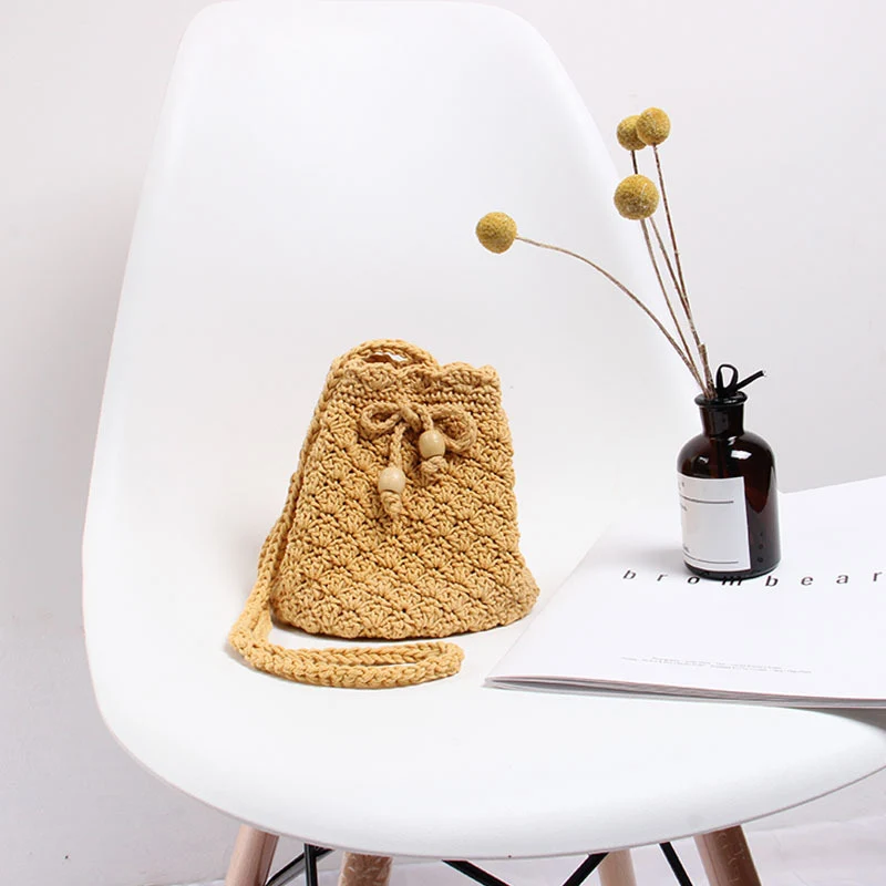 Handgeknüpfte Umhängetasche im modernen Boho-Stil Skanto