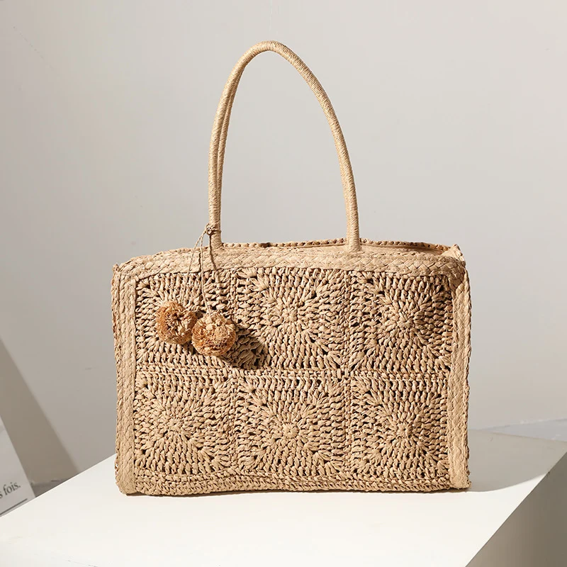Handgemachte Makramee Strandtasche Skanto