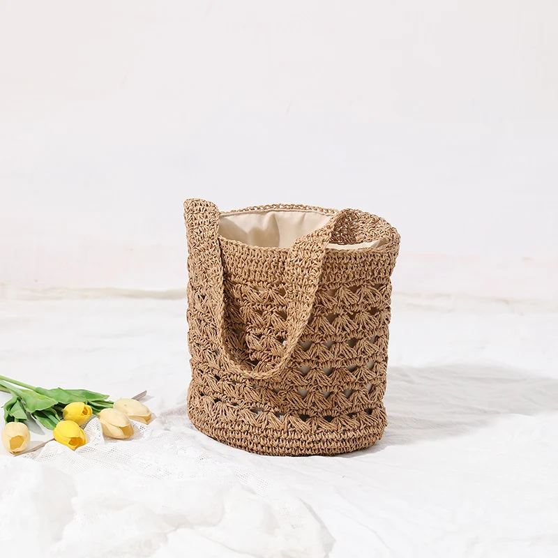 Handgemachte Makramee Shopper-Tasche Skanto